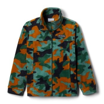 Columbia Jakne Za Dječake - Zing III Printed Fleece Zelene | BTGY-25734